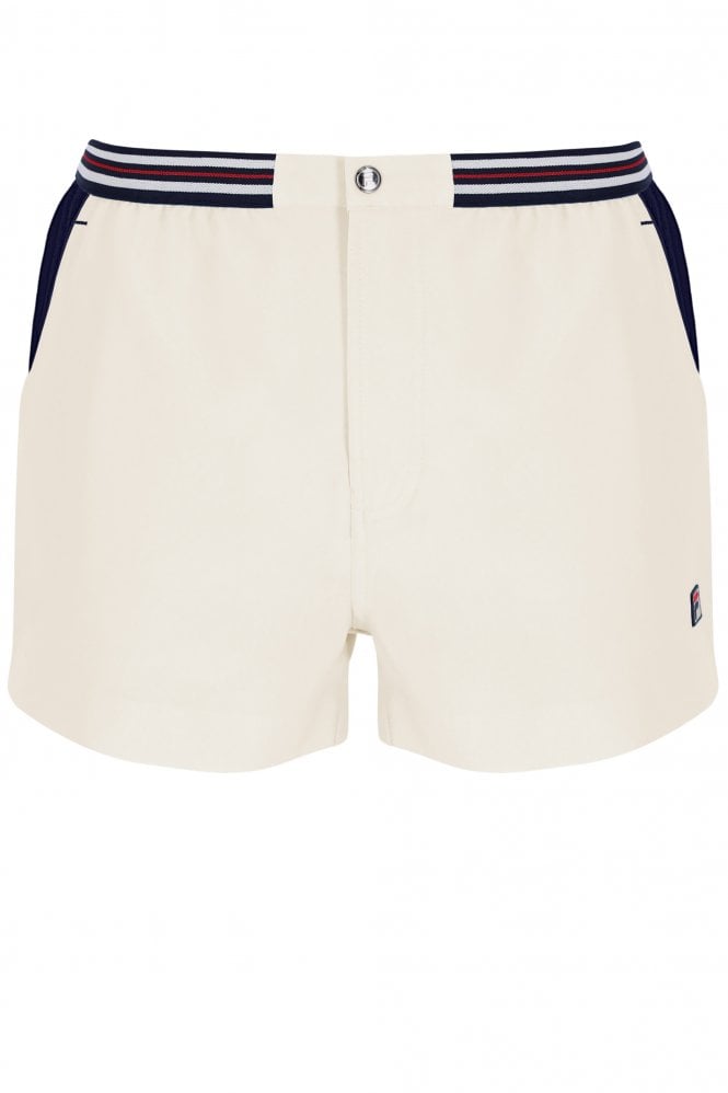 FILA VINTAGE Borg Hightide 4 Terry Pocket Tennis Shorts | Gardenia Fila Navy