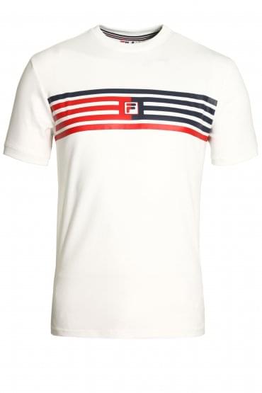 Bruno Panel Crew Neck T-Shirt | White