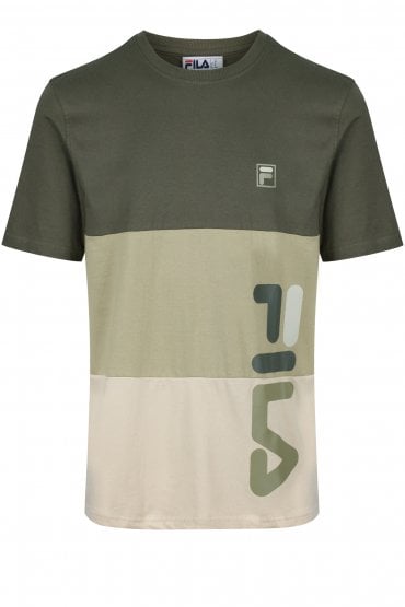 Cut n Sew Logo T-Shirt | Olive/Khaki/Cement