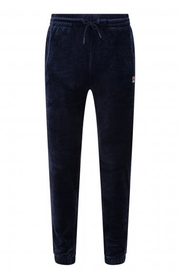Gaston Velour Jog Pants | Navy/White/Red