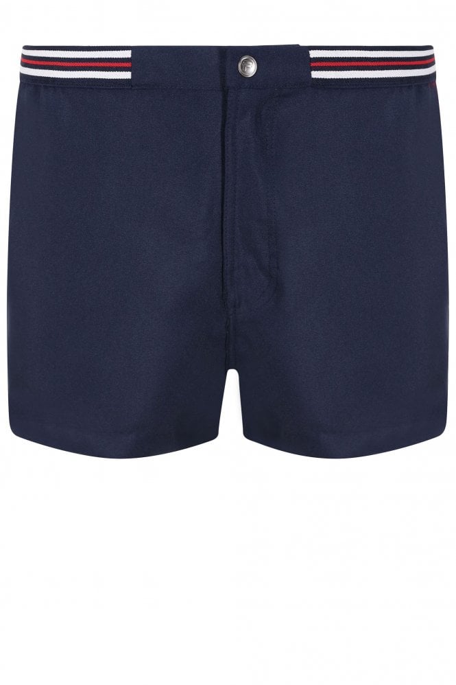 FILA VINTAGE HighTide Terry Stripe Shorts | Peacoat