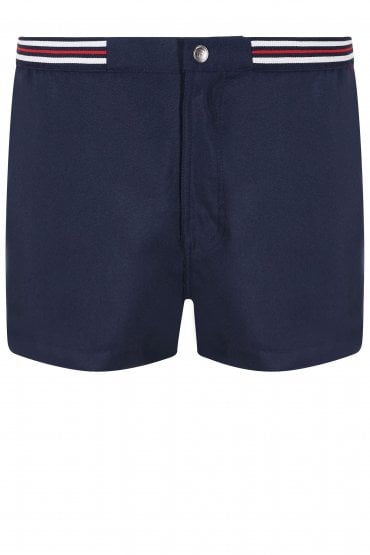 HighTide Terry Stripe Shorts | Peacoat
