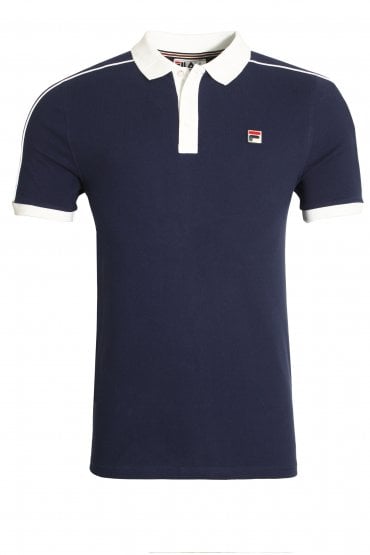 Klein Polo Shirt | Peacoat/White