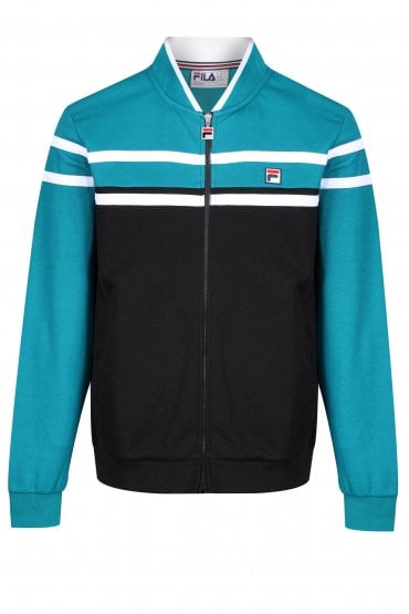 Naso Chest Stripe Jacket | Harbour Blue/Black/White