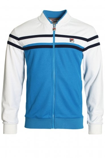 Naso Chest Stripe Track Jacket | Directoire Blue/White