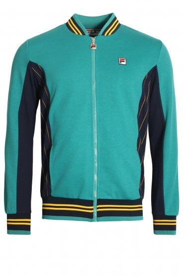 Settanta Baseball Track Jacket | Biscay Bay/Peacoat