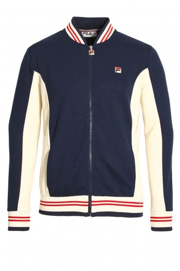 Settanta Track Jacket | Peacoat/Gardenia/Chinese Red