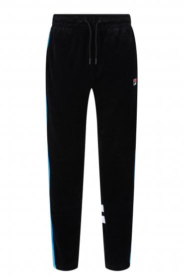 Silas Velour Joggers | Black