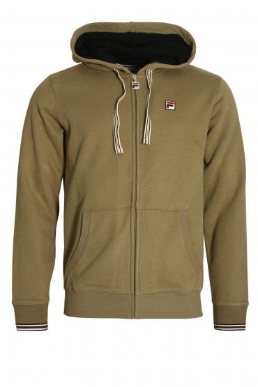 Tenconi Zip Through Hoodie | Dryg/Black
