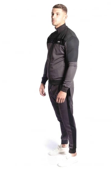 Invictus Funnel Neck Tracksuit | Charcoal