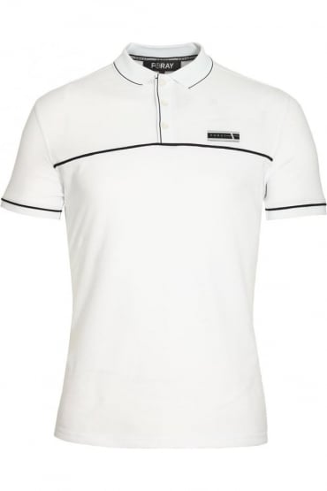 Jacquard Polo Shirt | White