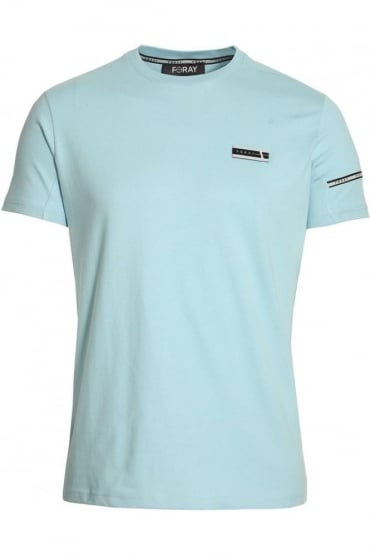 Mega Tee with Reflective Stripe Blue
