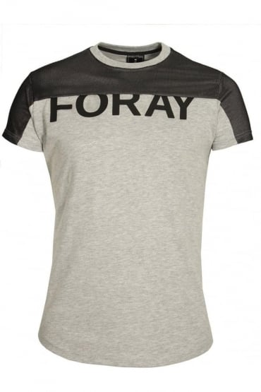 Platinum Mesh T-Shirt | Grey Black