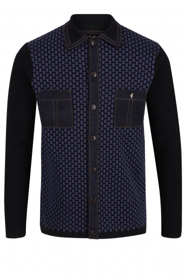 Bessemer Button Through Cardigan | Storm