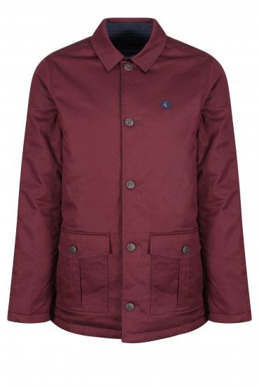 Gabicci Chameleon Jacket | Navy/Oxblood