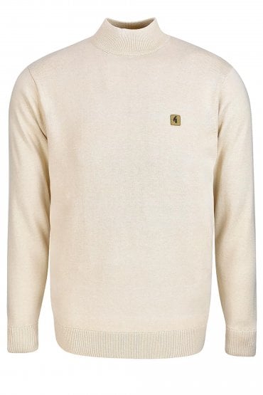 Duke Turtle Neck Long Sleeve Sweater | Cream