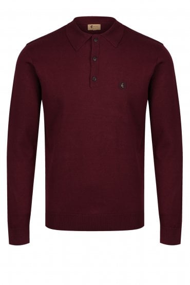 Francesco Long Sleeve Polo Shirt | Port