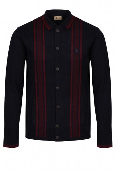 Guido Button Through Cardigan | Navy
