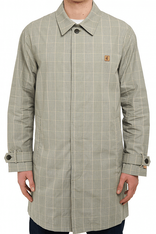 GABICCI Houghton Fine Check Print Rain Mac | Mint