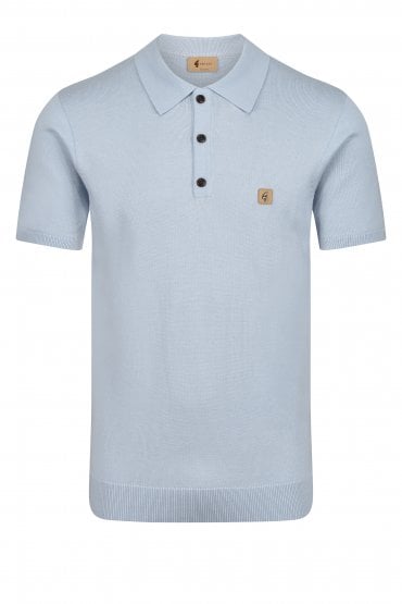 Jackson Fine Knit Polo Shirt | Ice