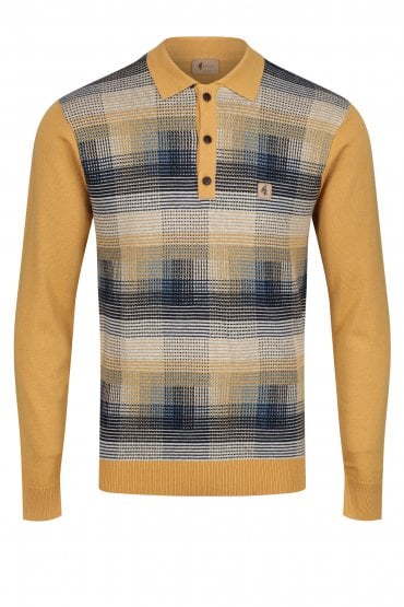 Matrix Long Sleeve Polo Shirt | Solar