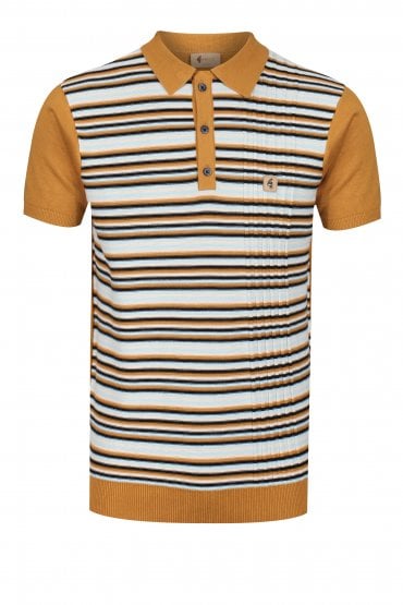 Steptoe Multi Stripe Polo Shirt | Hay