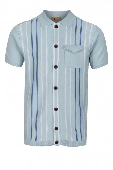 View Stripe Button Through Shirt | Shade