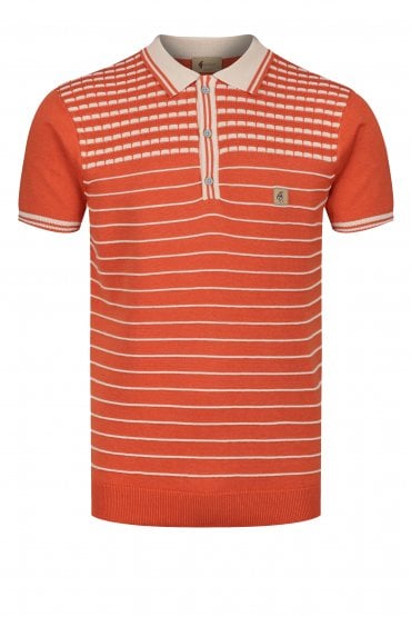 Canyon Pattern Yoke Polo Shirt | Flare