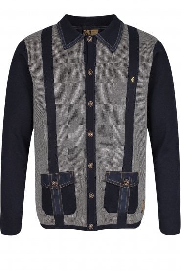 Montego Tram Cardigan | Navy