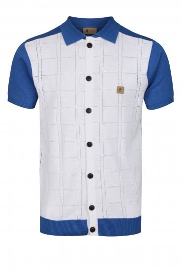 Morgan Airtex Button Though Polo Shirt | Cologne