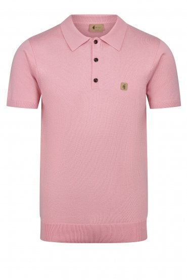 Vintage Jackson Knitted Men's Polo Shirt | Nougat