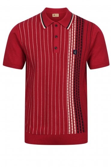Widmark Knitted Polo Shirt | Tayberry