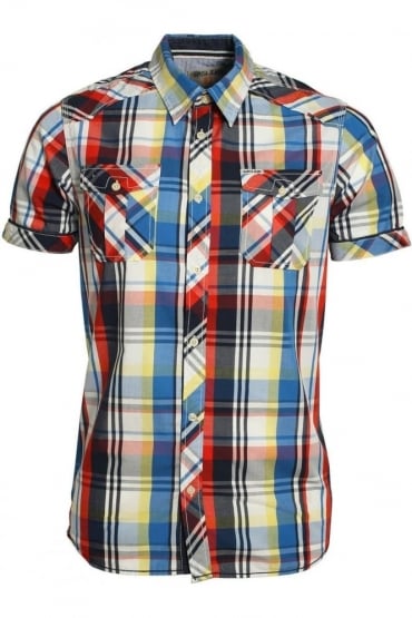 Booth Short Sleeve Shirt | Flame Scarlet