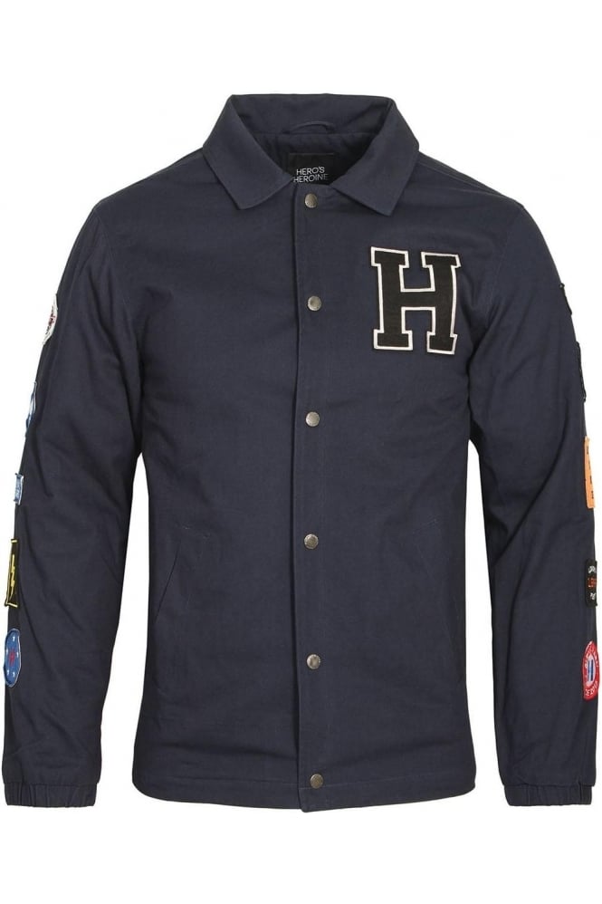 HEROS HEROINE Navy Coach Jacket