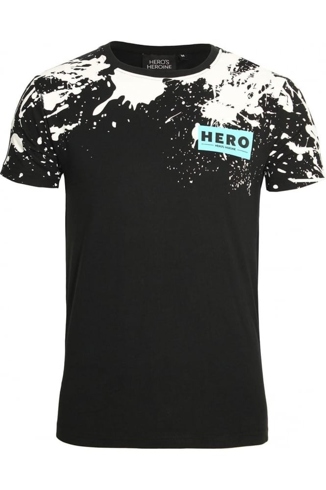 HEROS HEROINE Painter T-Shirt Black