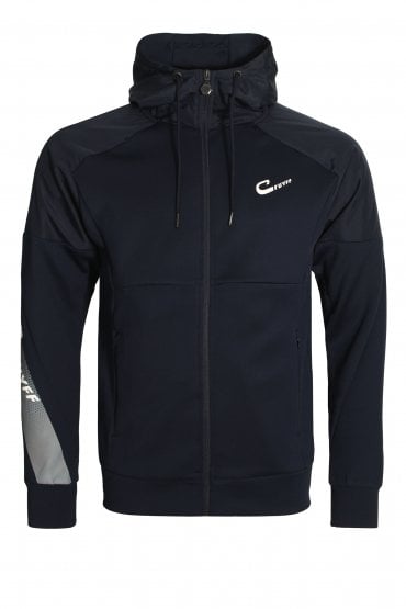 Avalade Zip Through Hoodie | Navy
