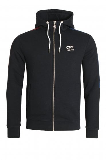 Hellenburg FZ Zip Through Hoodie | Black