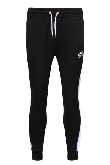 Henri Track Pants | Black/White/Gold
