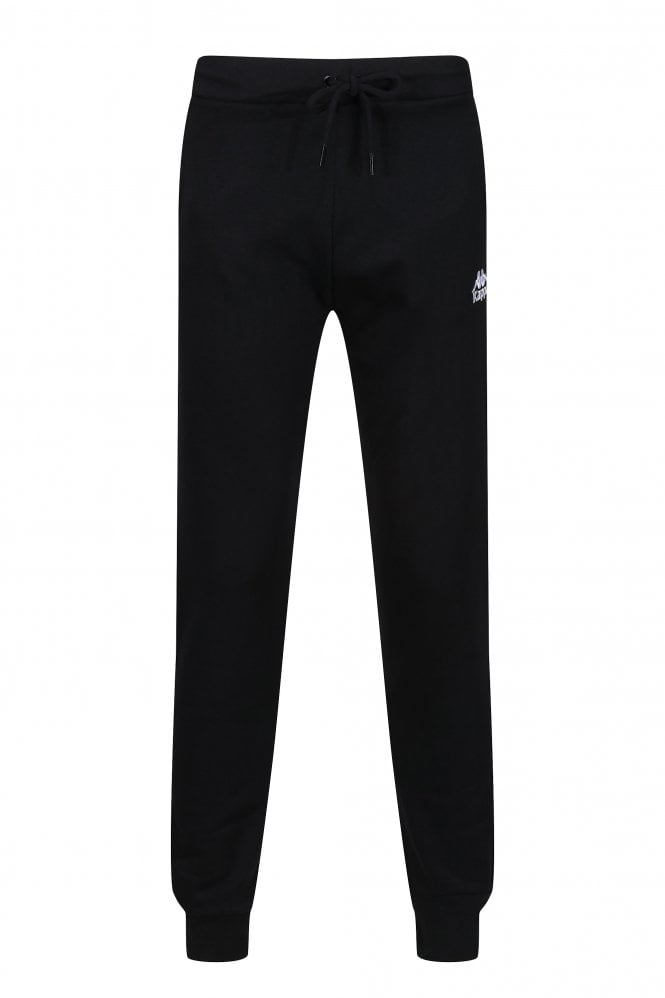 KAPPA Alanz Logo Taped Mens Track Pants - Black