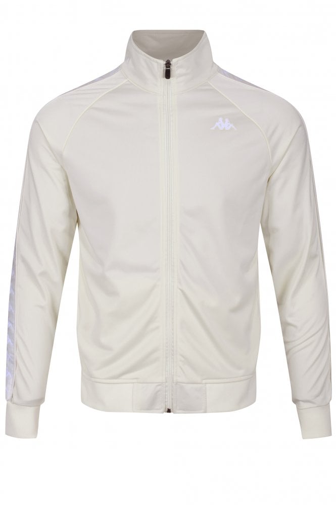 KAPPA Anniston Authentic Slim Fit Track Jacket | Antique White/White