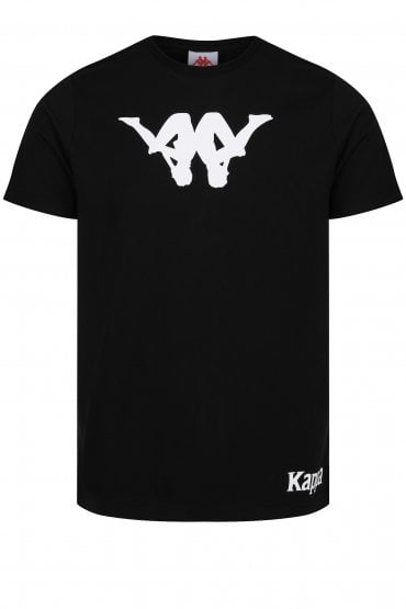 Authentic Fiocco Regular Fit Crew Neck T-Shirt | Black/White