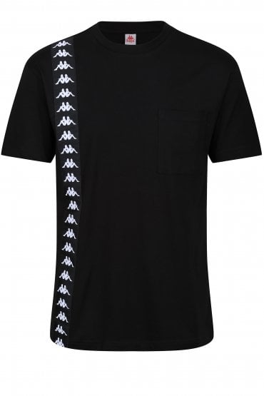Ecop Authentic Side Taped Logo T-Shirt - Black