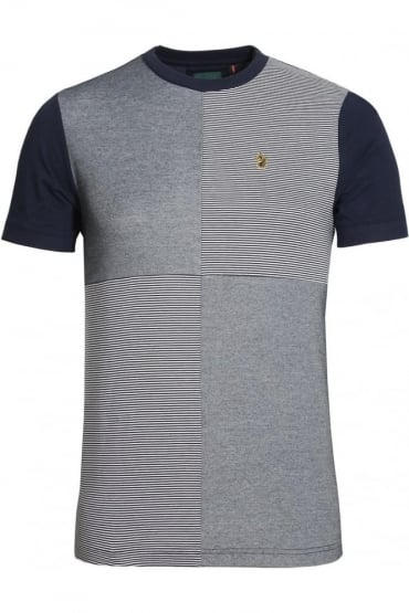 Boozy Baz Crew T-Shirt Navy Mix