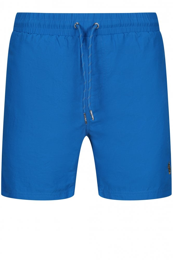 LUKE SPORT Great Gold Lion Swim Shorts | Belize Blue