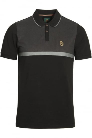 Modern Classik Polo Shirt | Jet Black Mix