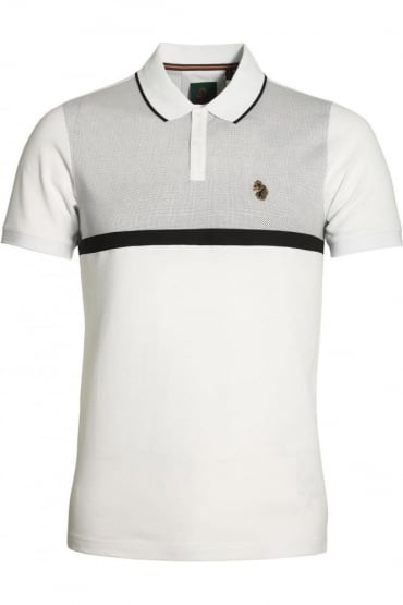 Modern Classik Polo Shirt | White Mix