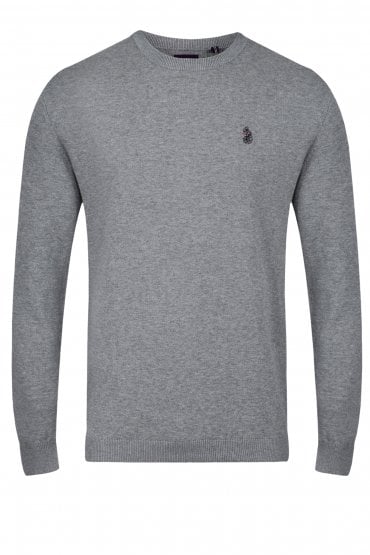 Radon Knit Crew Neck Sweatshirt | Mid Marl Grey