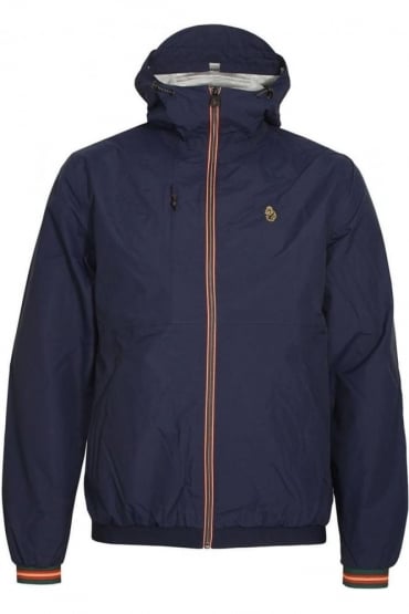 Sir Walter Sport Zip Through Tech Jacket | Lux Navy