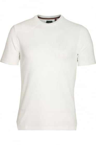 Walker White Cotton T-Shirt
