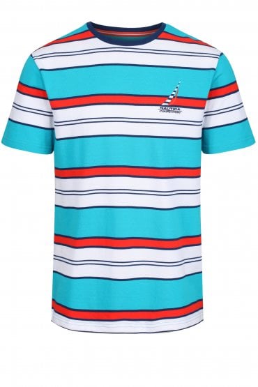 Ahull Striped T-Shirt | Blue